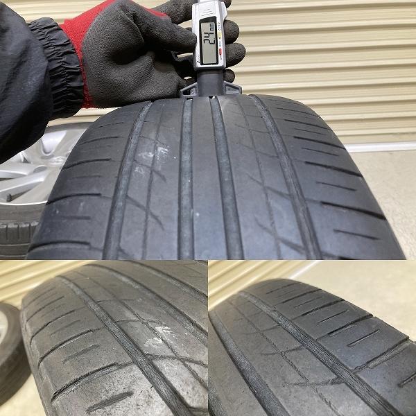 トヨタ bB 純正 15インチ 6J +40 PCD100 4H 185/55R15 4本セット