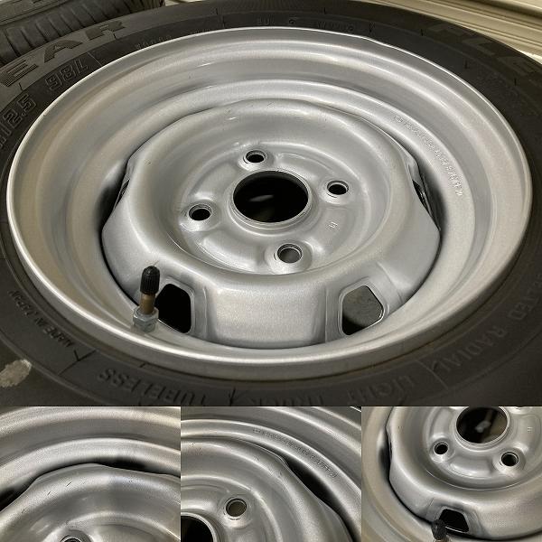 バリ溝 '23年製 トヨタ 純正 12.5インチ 6.75J PCD114.3 4H GOODYEAR