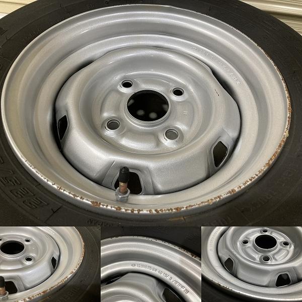 バリ溝 '23年製 トヨタ 純正 12.5インチ 6.75J PCD114.3 4H GOODYEAR