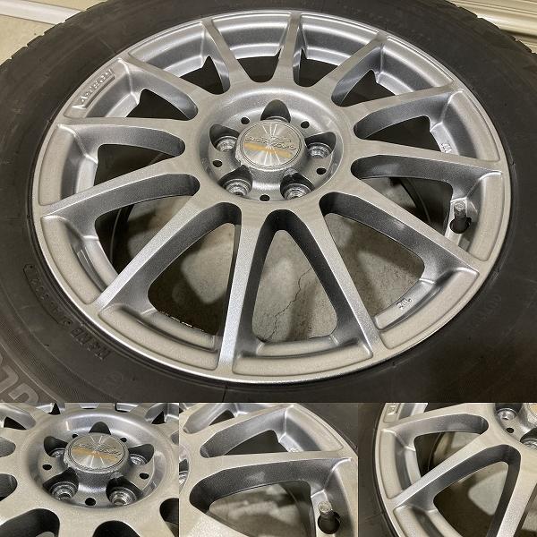 バリ溝 ’21年製 シュナイダー 16インチ 6.5J +48 PCD100 5H BS VRX3 215/65R16 4本 インプレッサXV ...