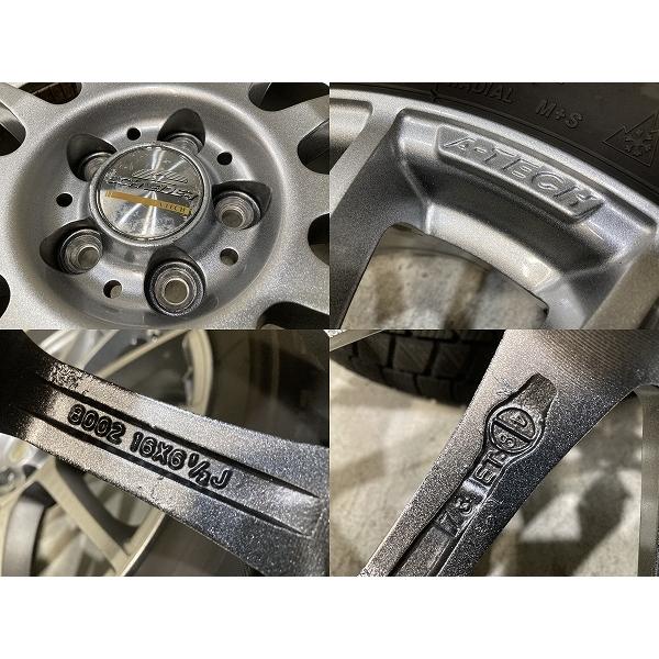 バリ溝 ’21年製 シュナイダー 16インチ 6.5J +48 PCD100 5H BS VRX3 215/65R16 4本 インプレッサXV ...