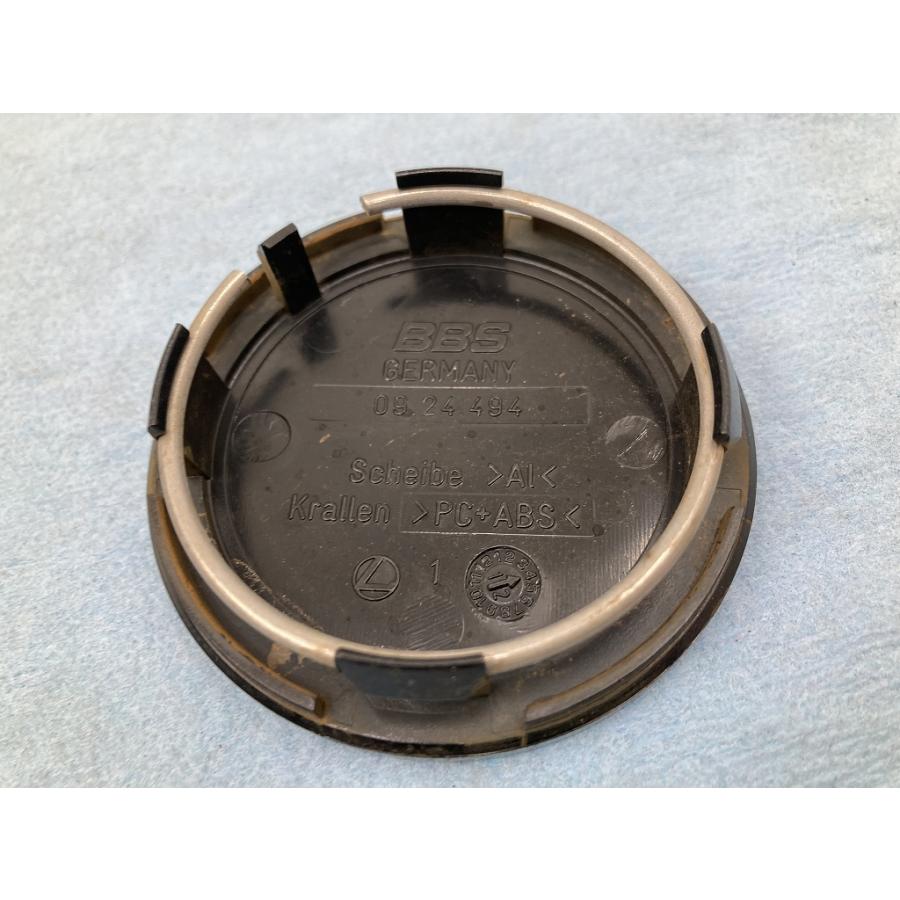 割れ無 BBS 正規品 センターキャップ 4個セット ブラック×シルバー