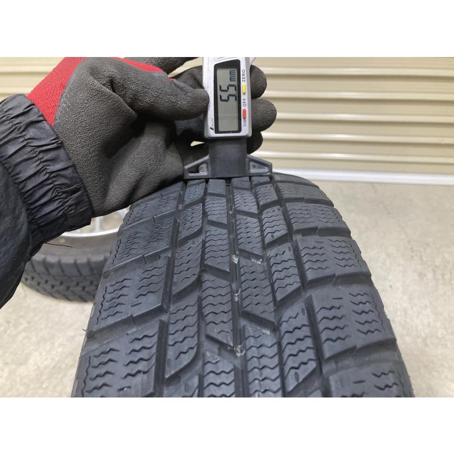 溝あり strategy 14インチ 4.5J +45 PCD100 4H GOODYEAR 155/65R14 4本 