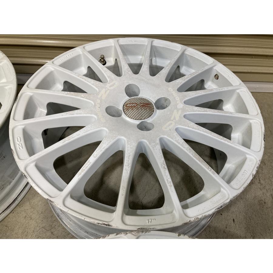 中古OZ Racing 7j +44 205 40 17 送料込み OZ racing スーパーツーリズモ WRC 17インチ 7J +40 PCD100 4H 4本