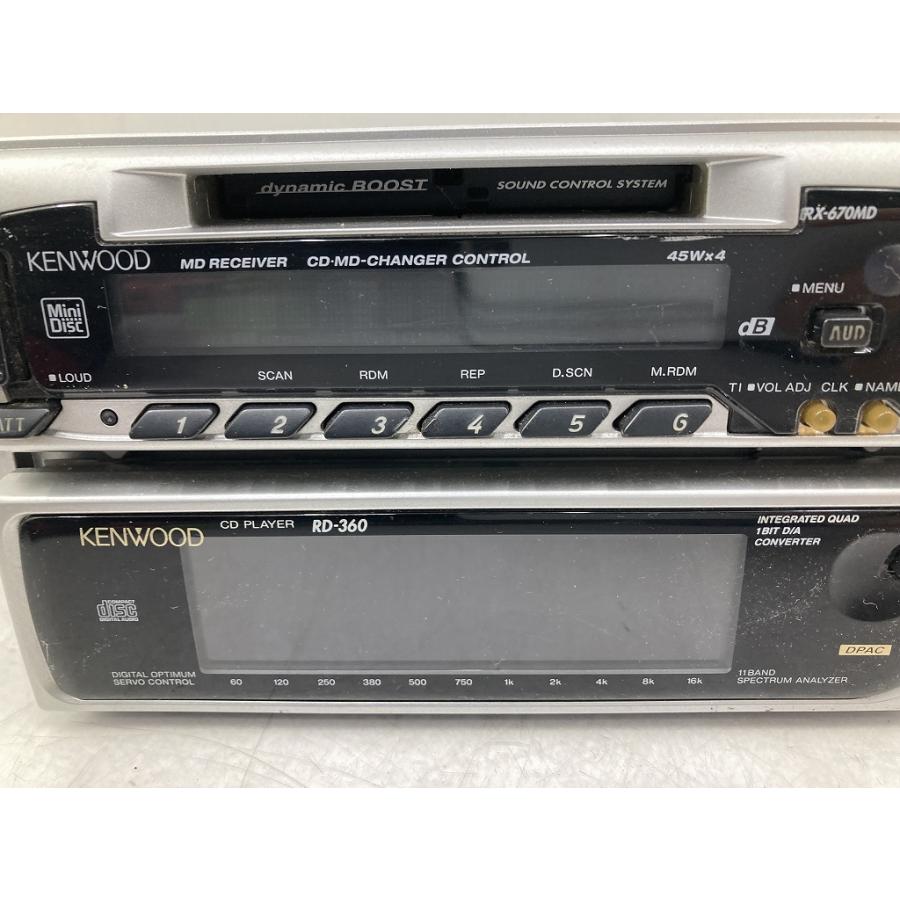 割れ無 動作OK KENWOOD ケンウッド MDプレーヤー RX-670MD CD