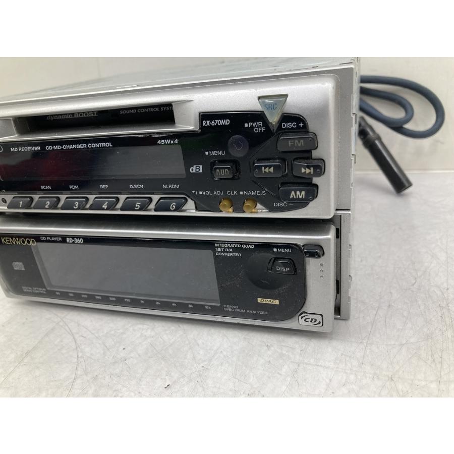 割れ無 動作OK KENWOOD ケンウッド MDプレーヤー RX-670MD CD