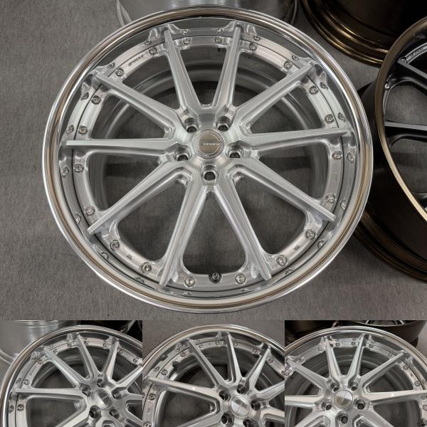 美品 WORK GNOSIS グノーシス AE201 21インチ 9.5J/11J +25/+38 PCD112