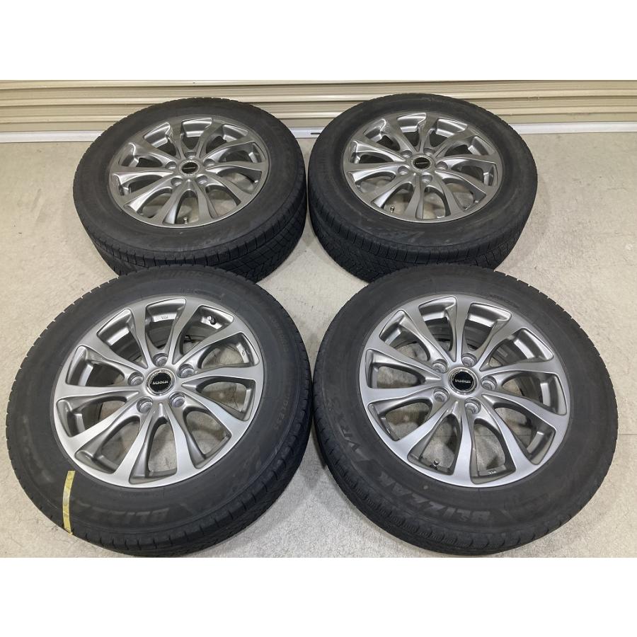 BALMINUM 16インチ 6.5J +54 PCD114.3 5H BS BLIZZAK VRX3 205/60R16 4 