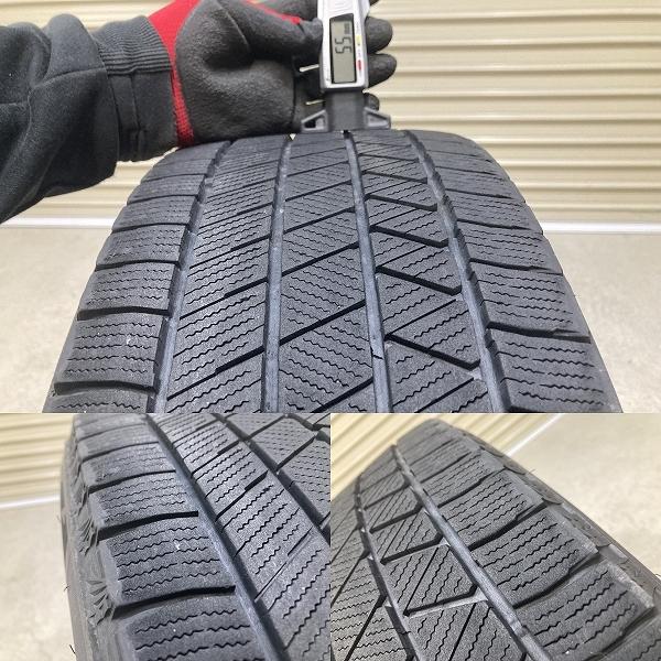 BALMINUM 16インチ 6.5J +54 PCD114.3 5H BS BLIZZAK VRX3 205/60R16 4 