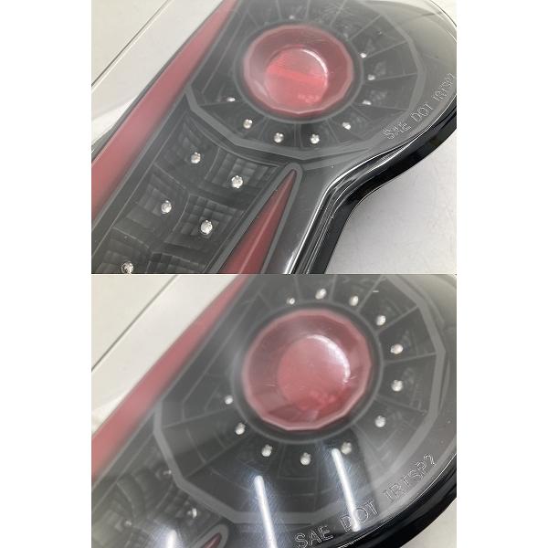 訳あり 点灯OK クリスタルアイ ZN6 86 社外 LED テールランプ 左右