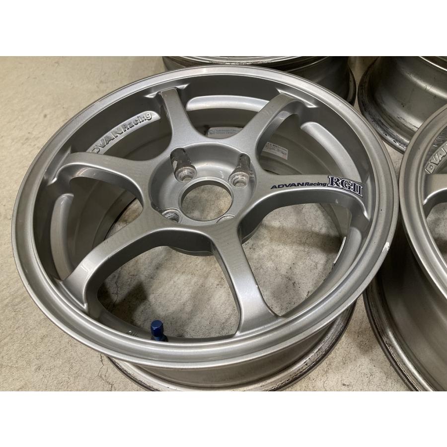 希少 YOKOHAMA ADVAN Racing RGII 15インチ 6.5J +35 PCD100 4H 4本セット RG2 アドバン ...