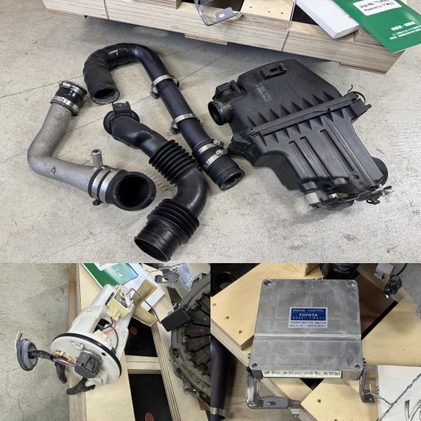 動作OK 後期 NCP13 ヴィッツ RS TRD ターボ 5MT 走行2.7万km 純正 1NZ