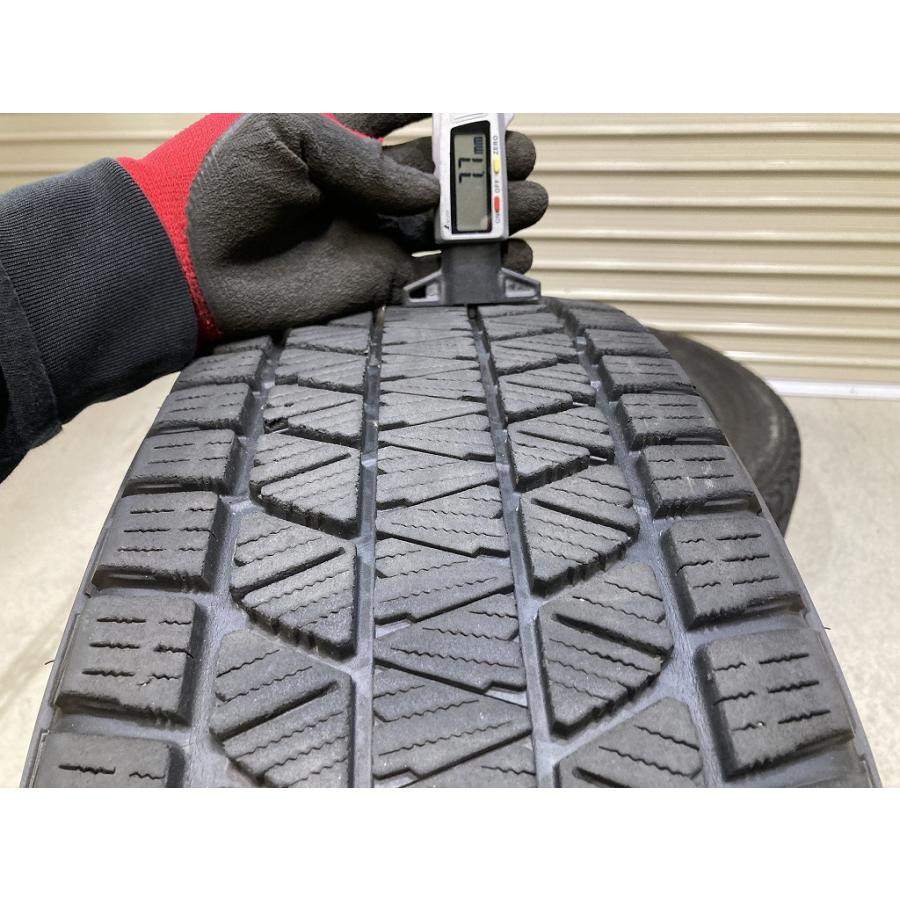 バリ溝！225/65R17 ブリヂストン ブリザック DM-V3 バリ溝 DM-V3付 美品】エコフォルム 17in 7J +38 PCD114.3