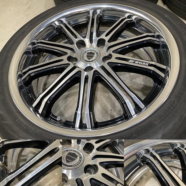 WORK SCHWERT SW1 18インチ 7.5J +38 PCD114.3 5H 225/45R18 4本セット