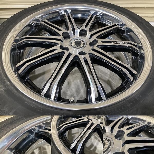 WORK SCHWERT SW1 18インチ 7.5J +38 PCD114.3 5H 225/45R18 4本セット 