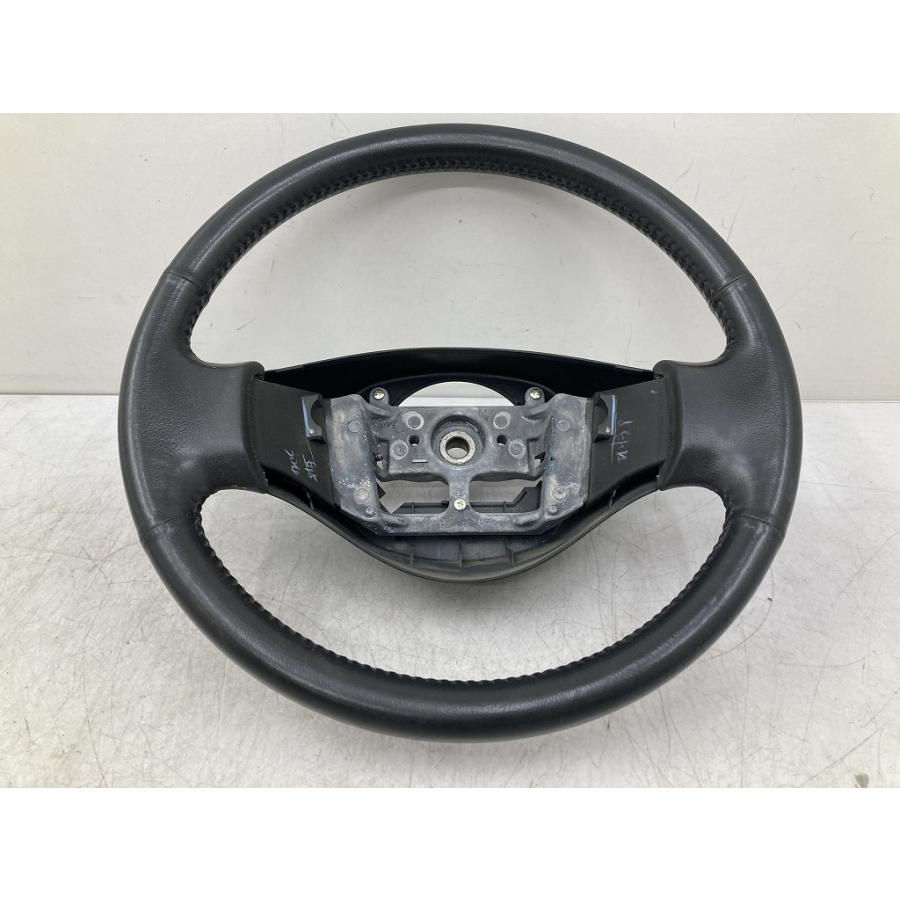 スバル RN1 R1 ステラ 純正 レザーステアリング ハンドル RN2 R2 RC1