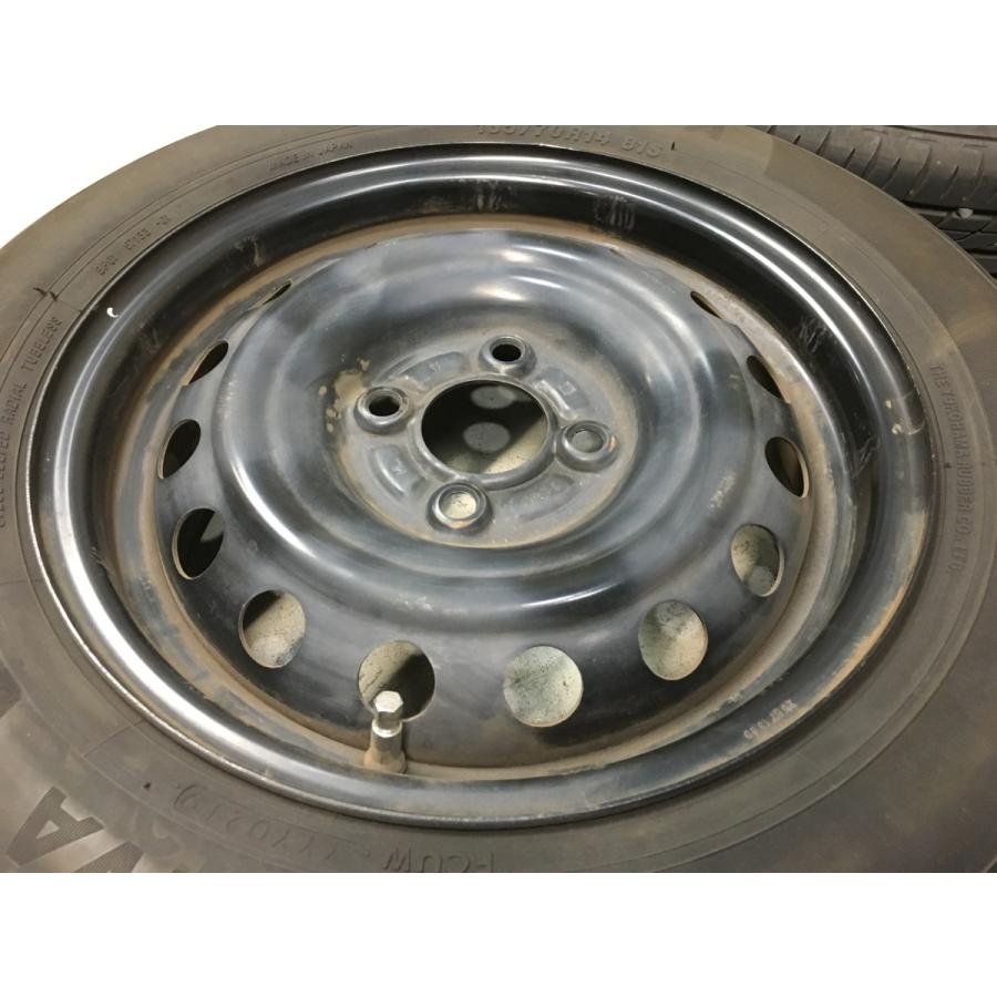 バリ溝 '19年製 日産 純正 スチールホイール 14インチ 5.5J +45 PCD100