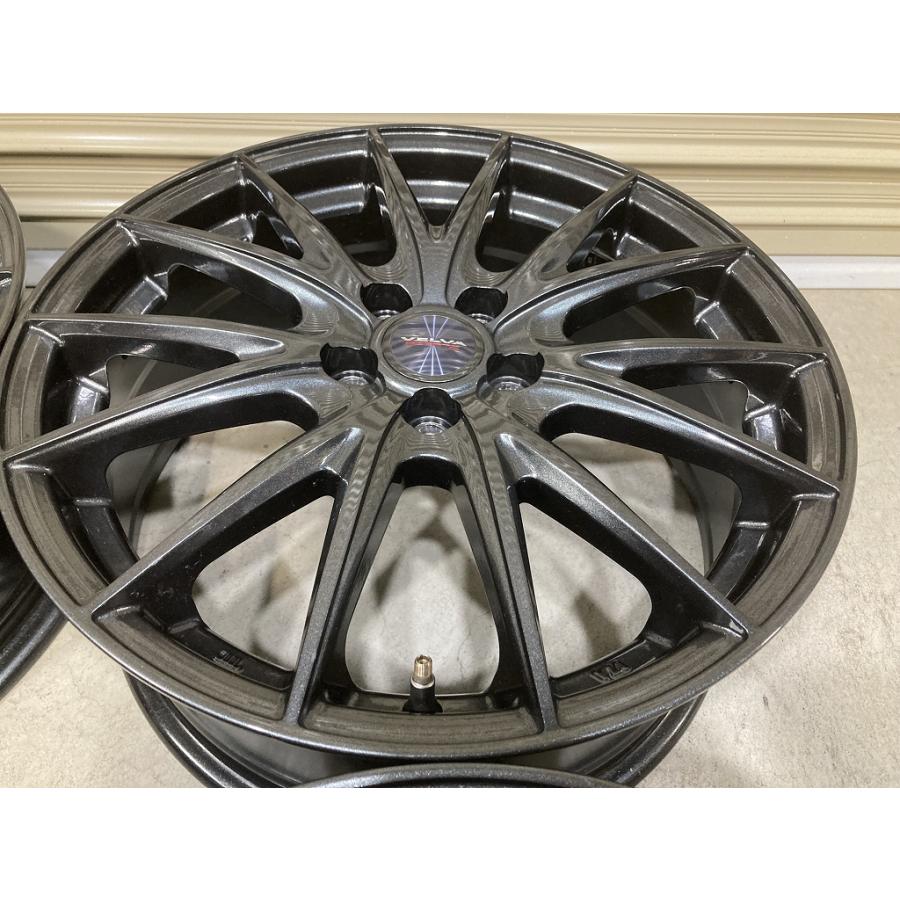 美品 Weds ウェッズ VELVA SPORT 2 17インチ 7J +53 PCD100 5H 4本