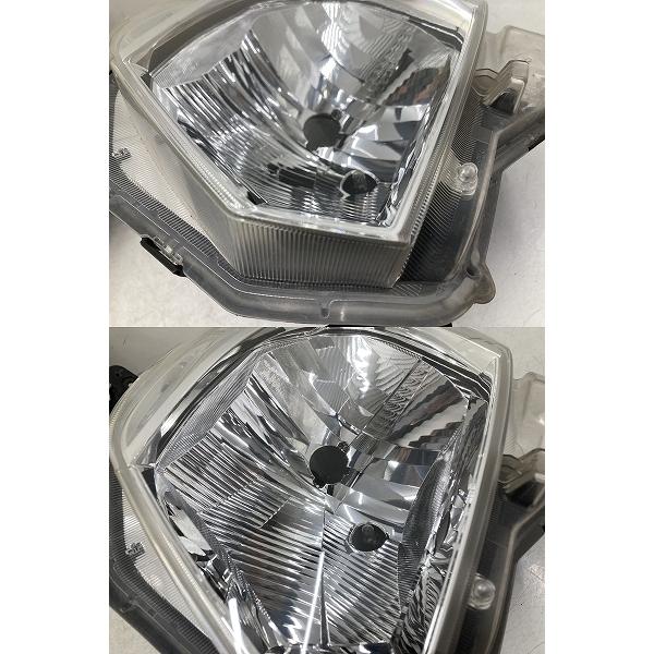 良品 割れ無 MK32S スペーシア 純正 ハロゲン ヘッドライト 左右セット