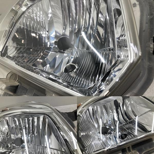 良品 割れ無 MK32S スペーシア 純正 ハロゲン ヘッドライト 左右セット