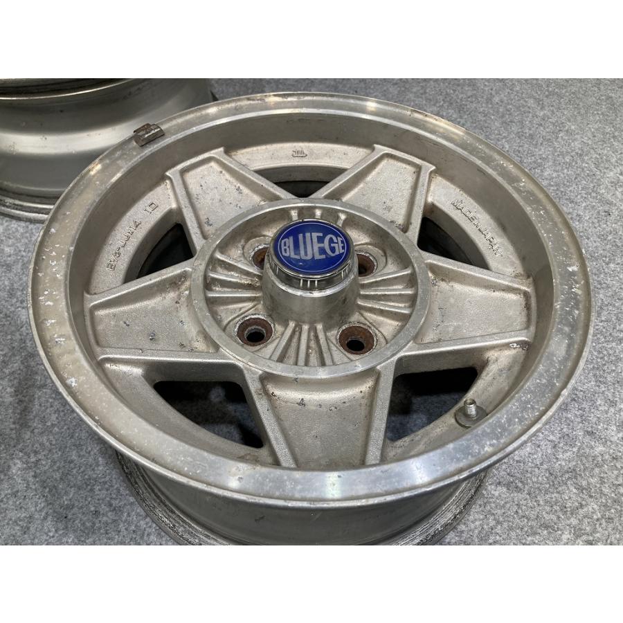 当時物 ENKEI エンケイ BLUEGE ブルージュ 14インチ 6.5J +10 PCD114.3 4H 4本セット 旧車 等 ...