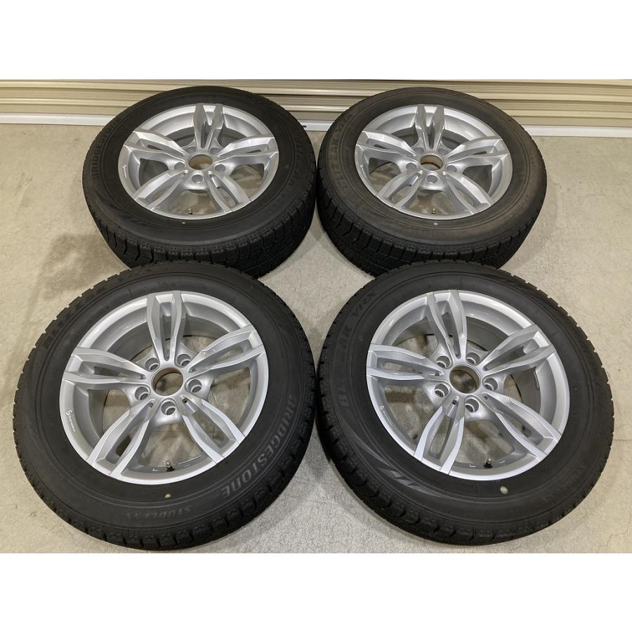 takayukiさん専用④美品！BMW5シリーズ純正アルミ　ブリヂストンVRX 16インチ 7J +34 PCD120 5H BS BLIZZAK VRX 205/60R16 4本セット BMW 3