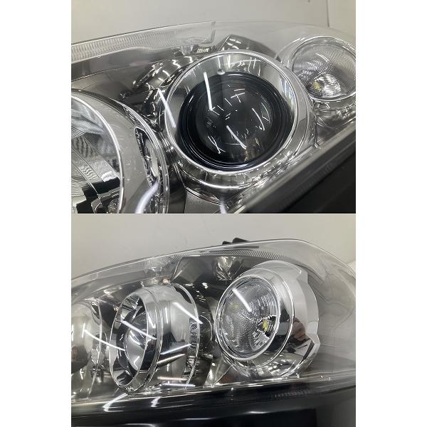 美品 割れ無 点灯OK JF1 N-BOX カスタム 純正 HID ヘッドライト 左右