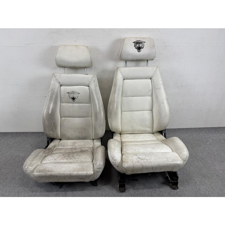 セミバケット レザーフロントシート 左右セット 運転席 助手席 (U4528 