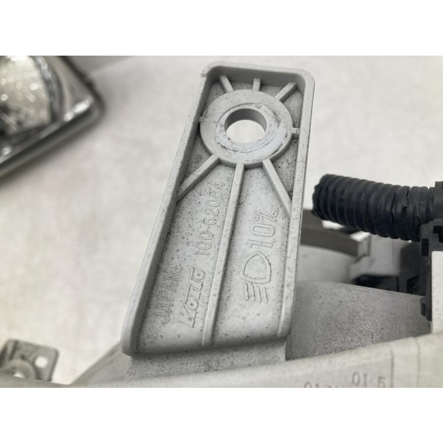 美品 割れ無 HM1 バモス 純正 ハロゲン ヘッドライト 左右セット レベ付き KOITO 100-62084 HM2 (V1533)の画像