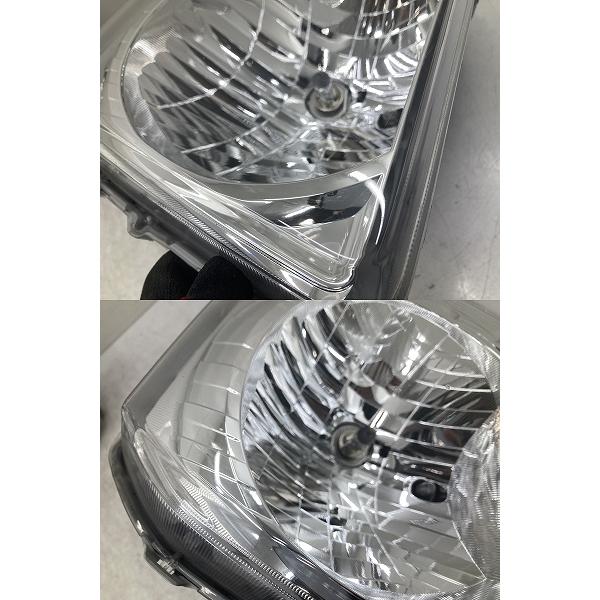 美品 割れ無 HM1 バモス 純正 ハロゲン ヘッドライト 左右セット レベ付き KOITO 100-62084 HM2 (V1533)の画像