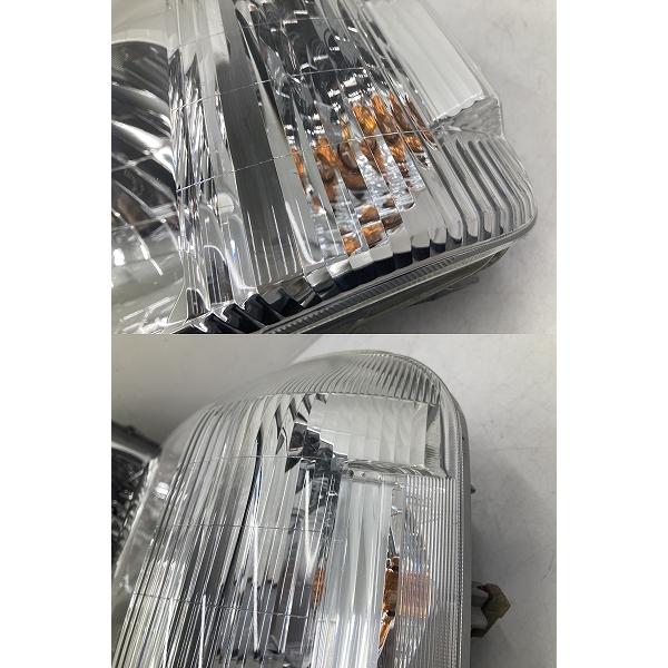 美品 割れ無 HM1 バモス 純正 ハロゲン ヘッドライト 左右セット レベ付き KOITO 100-62084 HM2 (V1533)の画像