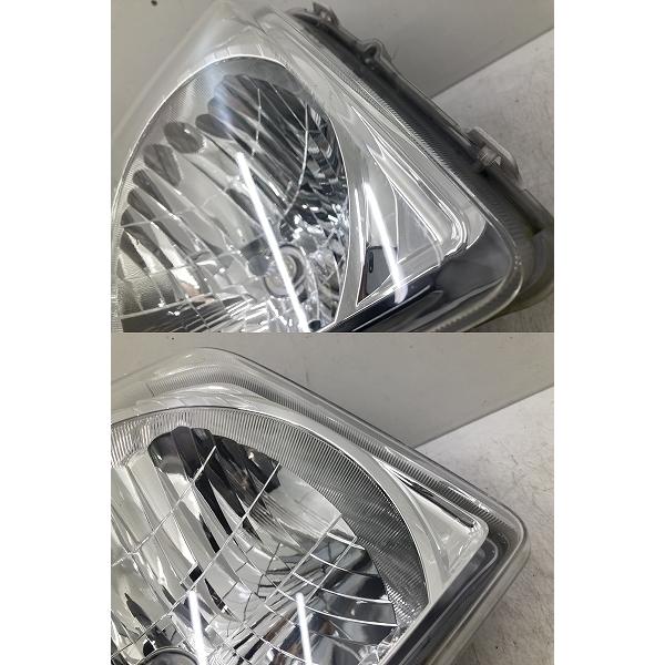 美品 割れ無 HM1 バモス 純正 ハロゲン ヘッドライト 左右セット レベ付き KOITO 100-62084 HM2 (V1533)の画像