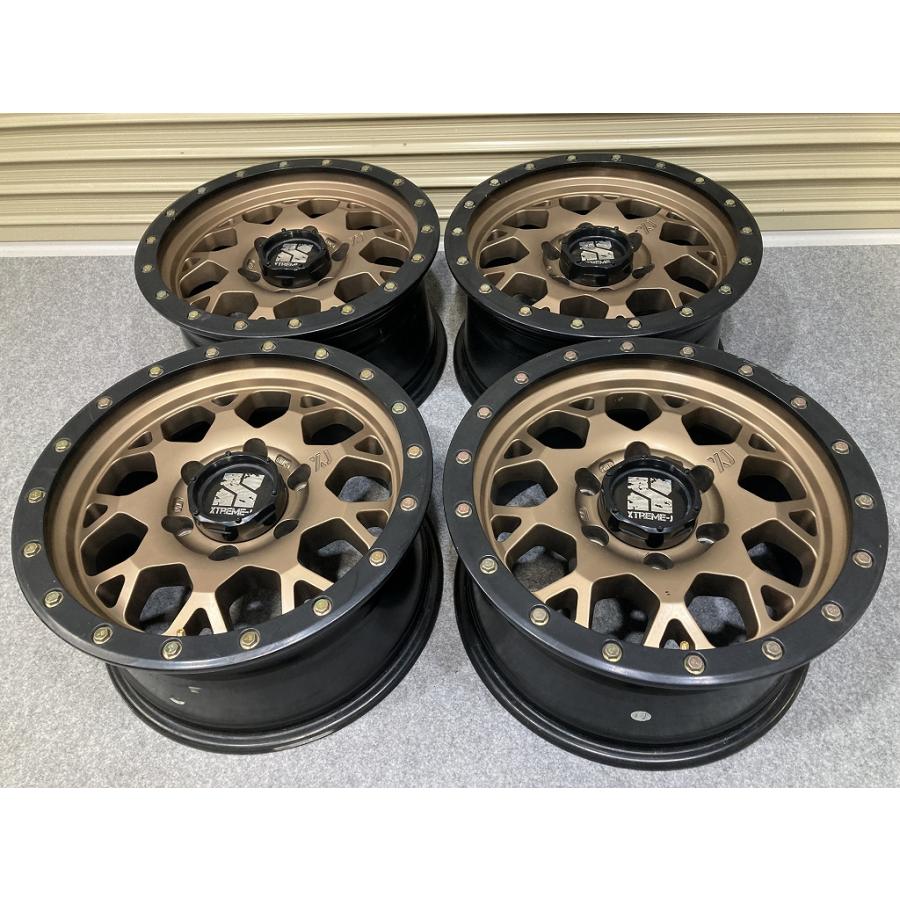 MTJ XTREME-J 16インチ 8J +18 PCD139.7 6H 4本セット ランクル ハイラックスサーフ 等 (V1735 ...