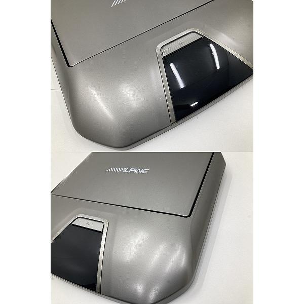 割れ無 動作OK ALPINE 10.2インチ フリップダウンモニター TMX