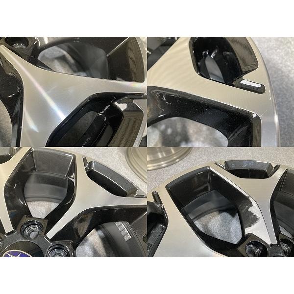 美品 スバル フォレスター 純正 18インチ 7J +48 PCD100 5H 4本セット