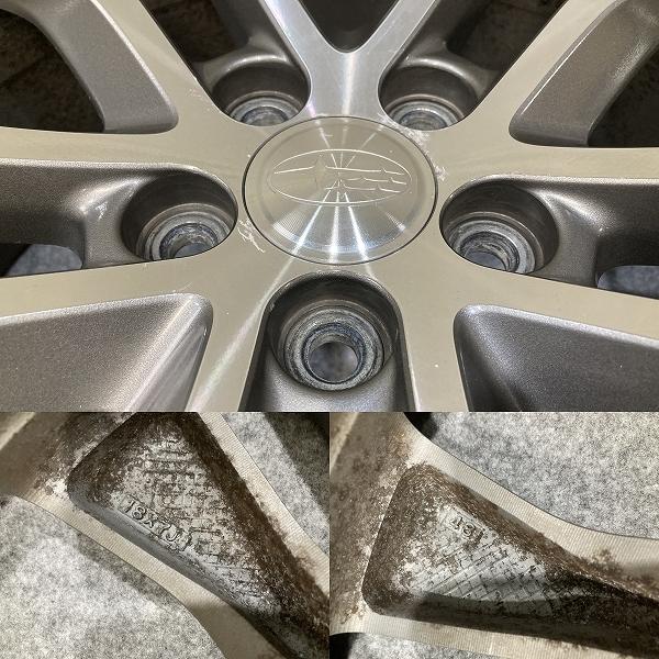 スバル レガシィ アウトバック 純正 18インチ 7J +48 PCD100 5H 4本