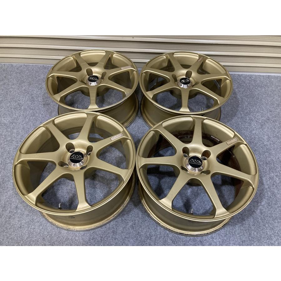 YOKOHAMA AVS MODEL7 15インチ 6.5J +35 PCD100 4H 4本セット モデル7