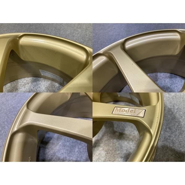 YOKOHAMA AVS MODEL7 15インチ 6.5J +35 PCD100 4H 4本セット モデル7