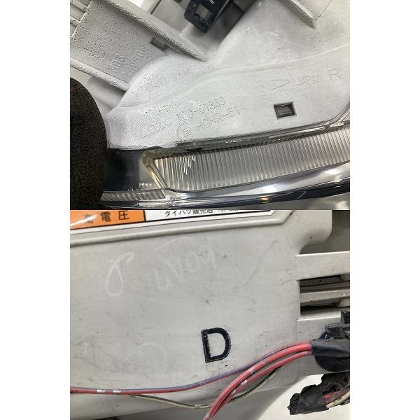 レンズ美品 取付OK 点灯OK L275S ミラ カスタム 純正 HID ヘッドライト