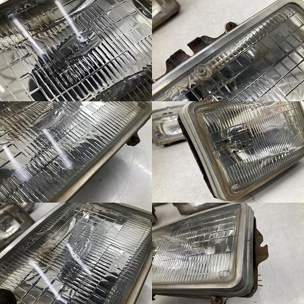 シボレー シェビーバン 純正 ヘッドライトベゼル 角目 4灯 左右 セット