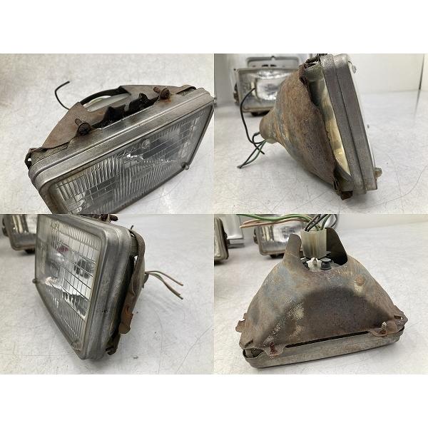 シボレー シェビーバン 純正 ヘッドライトベゼル 角目 4灯 左右 セット