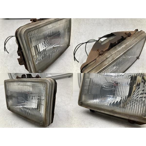 シボレー シェビーバン 純正 ヘッドライトベゼル 角目 4灯 左右 セット