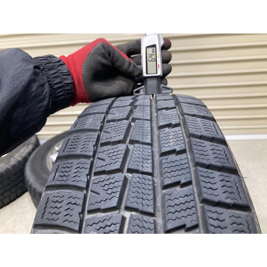 ARREEST 15インチ 5.5J +42 PCD100 4H DUNLOP WM01 175/65R15 4本 フィット スイフト ...