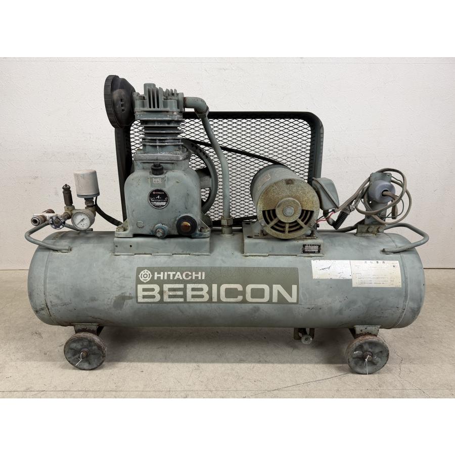動作OK 日立 HITACHI ベビコン BEBICON 2馬力 エアーコンプレッサー