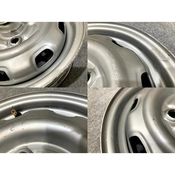 ホンダ アクティ純正スチールホイール 12×3.5 4/100 シルバー再塗装