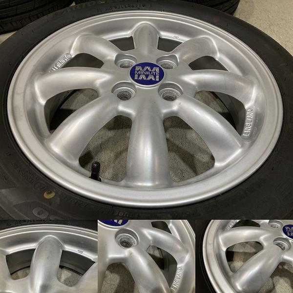 バリ溝 '21年製 ダイハツ MINILITE 15インチ 4.5J +45 PCD100 4H BS