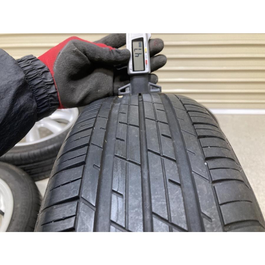 バリ溝 '21年製 ダイハツ MINILITE 15インチ 4.5J +45 PCD100 4H BS