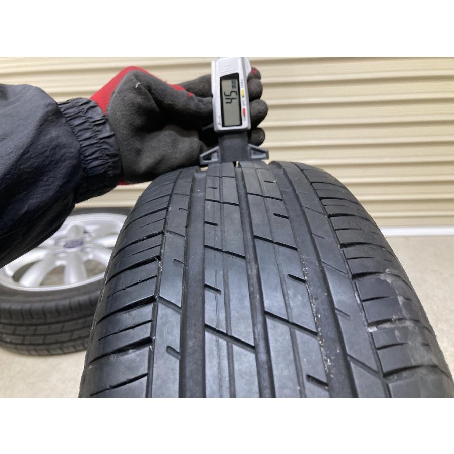 バリ溝 '21年製 ダイハツ MINILITE 15インチ 4.5J +45 PCD100 4H BS