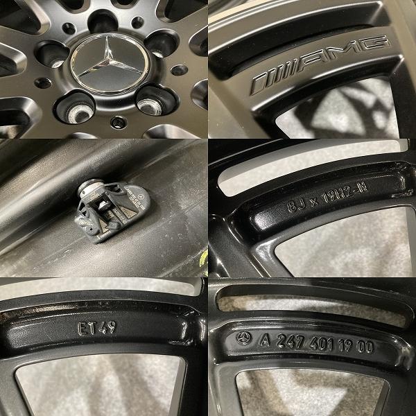 美品 メルセデスベンツ AMG GLB35 X247 純正 RONAL製 19インチ 8J +49