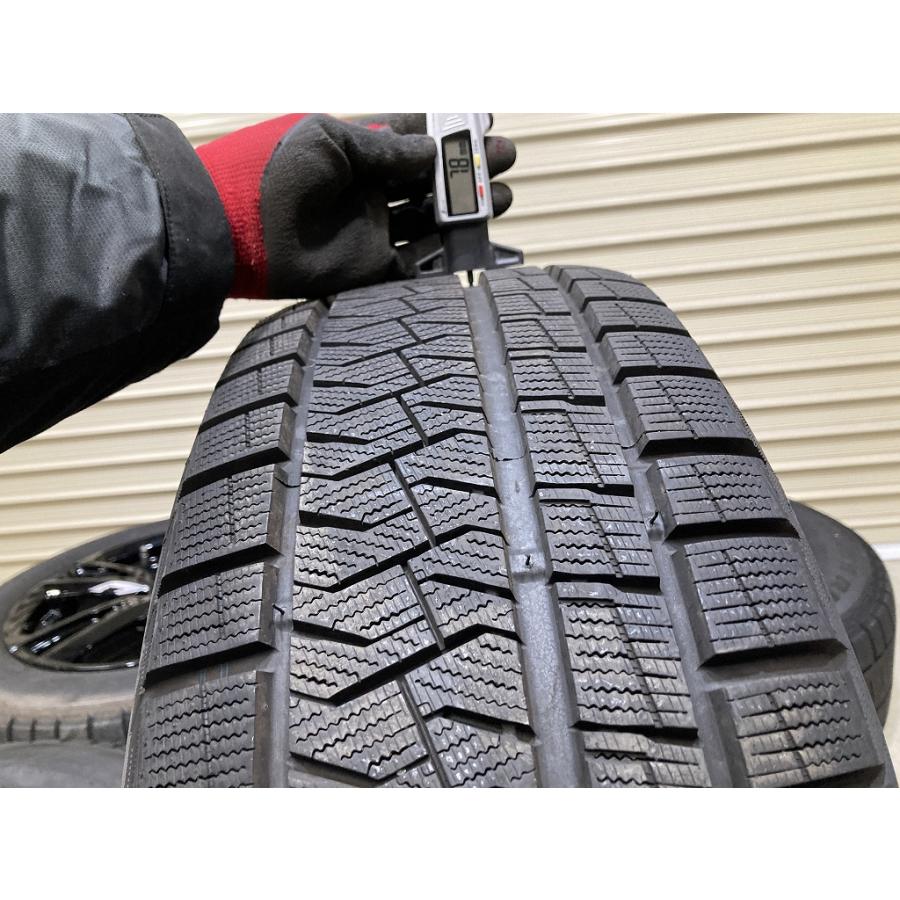 美品 バリ溝 EUROTECH 17インチ 7.5J +38 PCD112 5H PIRELLI 225